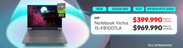 Notebook HP gamer 15FB1007LA