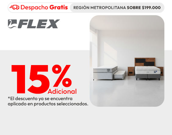 Flex 15% adicional plus seleccionados