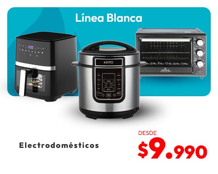 electrodomesticos desde 9990