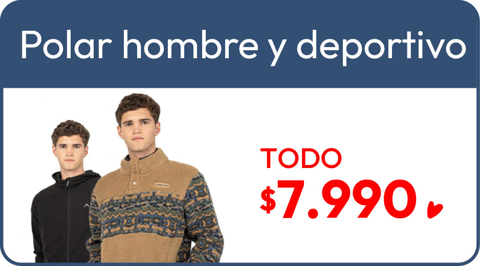 TODO POLAR HOMBRE Y DEPORTE 7.990