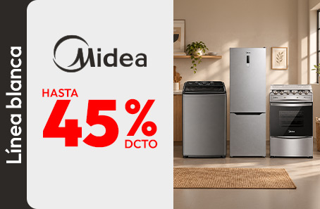 Midea hasta 45% de dcto