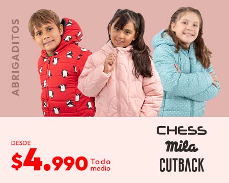Abrigaditos parkas desde 14.990