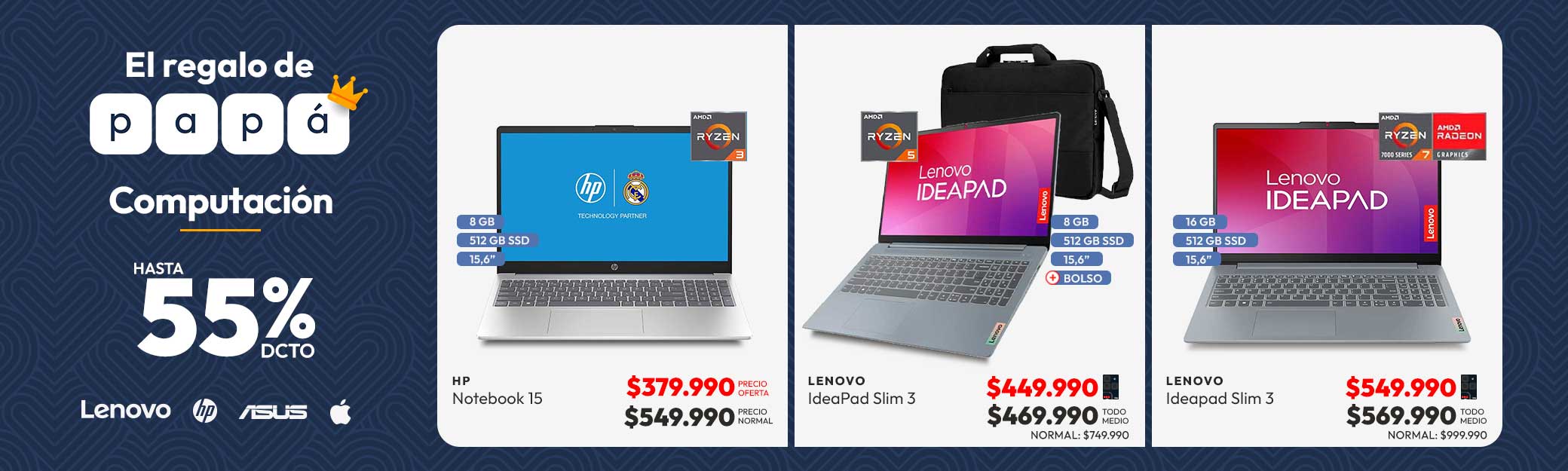 Computación hasta 55% dcto