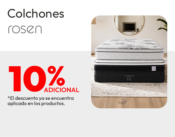 Colchones Rosen Hasta 10% adicional