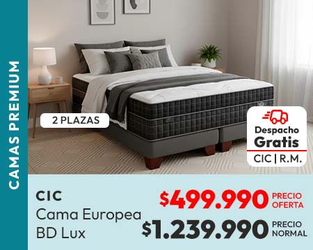 Cama Europea CIC BD Lux