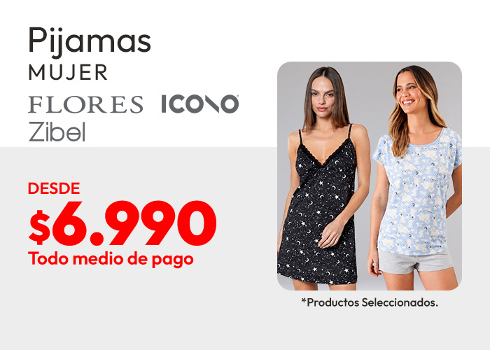 Pijamas desde $6.990