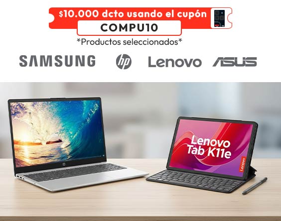 Usa cupón COMPU10