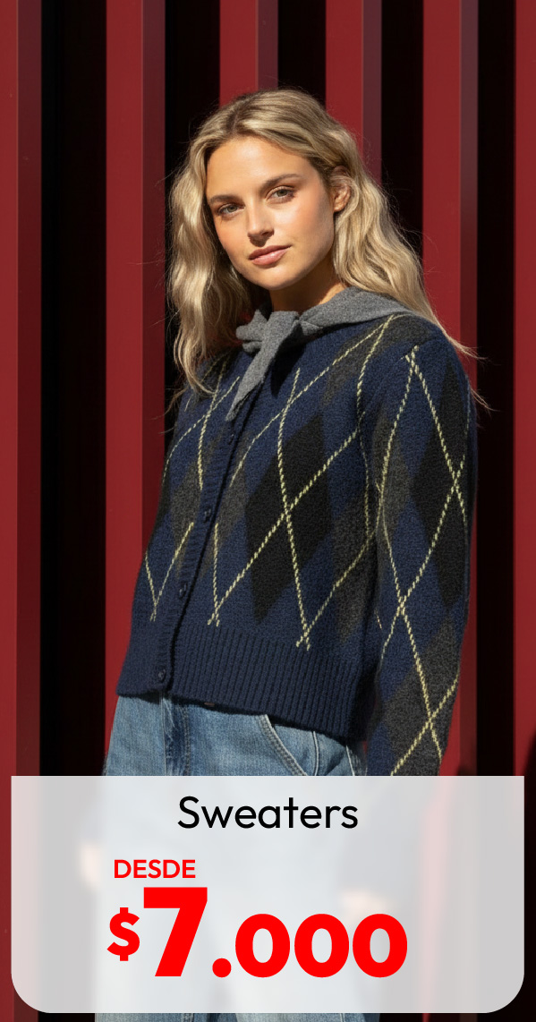 sweaters desde $7000