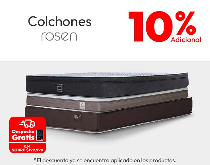 Colchones Rosen 10% adicional tmp