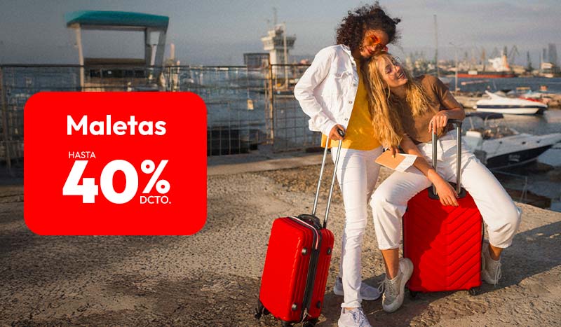 Maletas hasta  40% de dcto