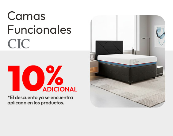 Camas Funcionales CIC 10% adicional