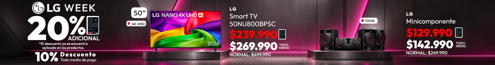 Televisión LG Week