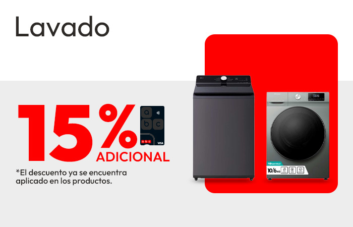 Lavado 10% de dcto