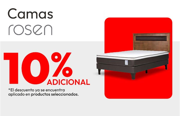 Camas Seleccionadas Rosen 10% adicional