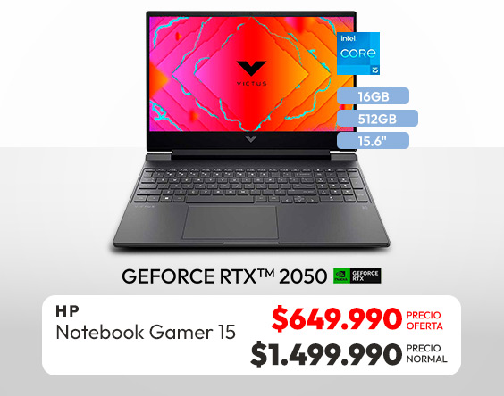 Notebook Gamer HP 15