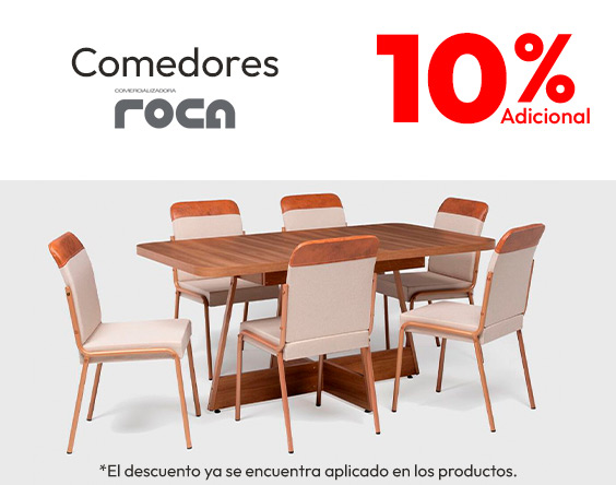 comedores roca 10% ADICIONAL TMP