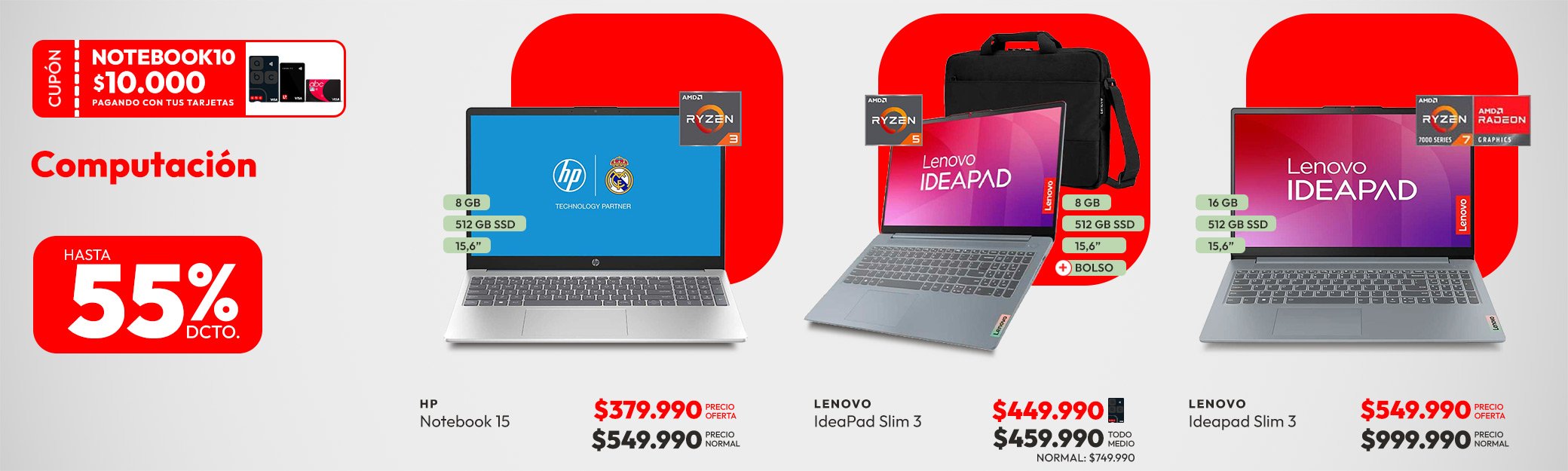 Computación. Usa tu cupón NOTEBOOK10