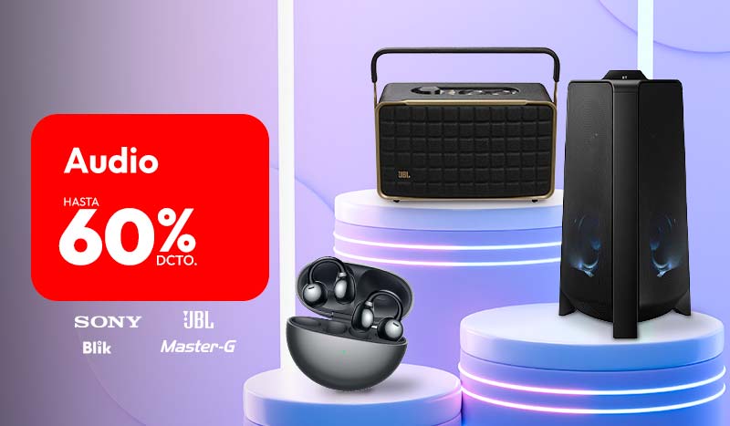 audio hasta 60% dcto
