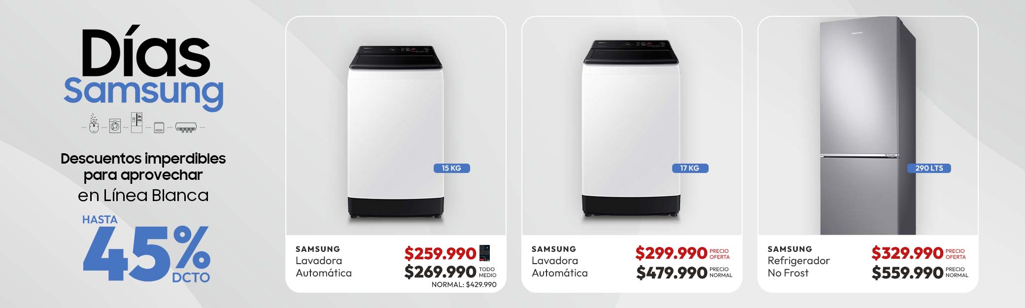 Samsung Week Línea Blanca