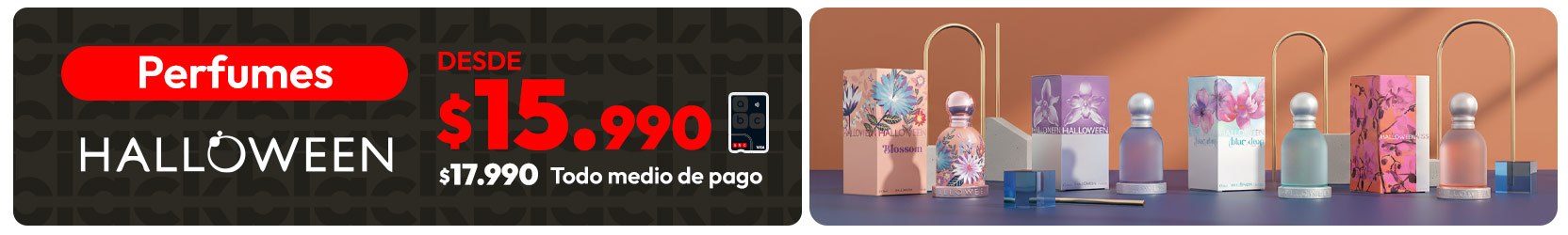 Perfumes Halloween desde $15.990 en abc