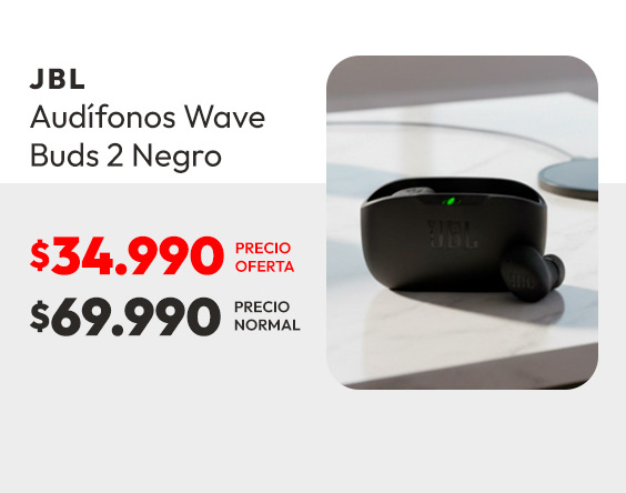 Audífonos Wave Buds 2 Negro