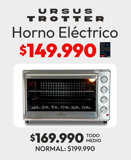 Horno eléctrico ursus trotter