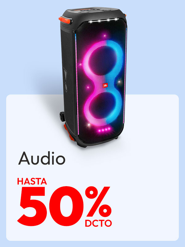 Audio Hasta 50% dcto