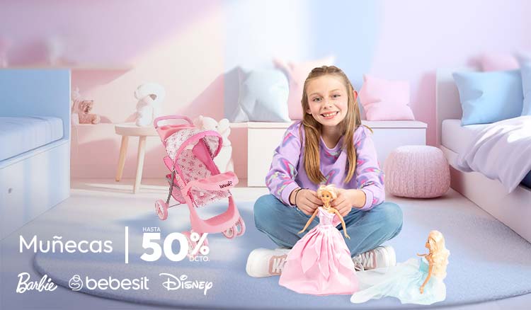 Muñecas hasta 50% dcto 