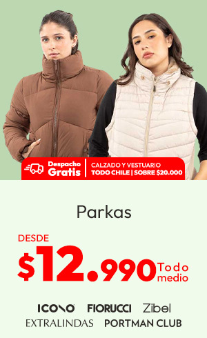 Parkas desde $19.990