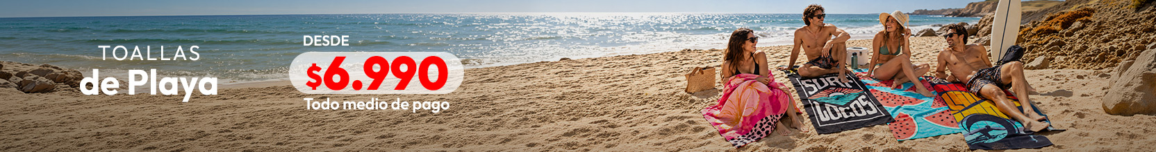 Toallas de playa desde $6.990