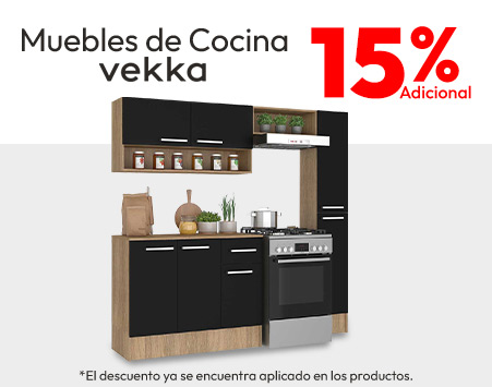 15% adicional Muebles de Cocina Vekka