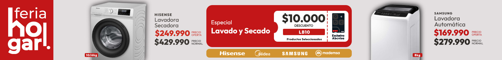 especial linea blanca hasta 50% descuento