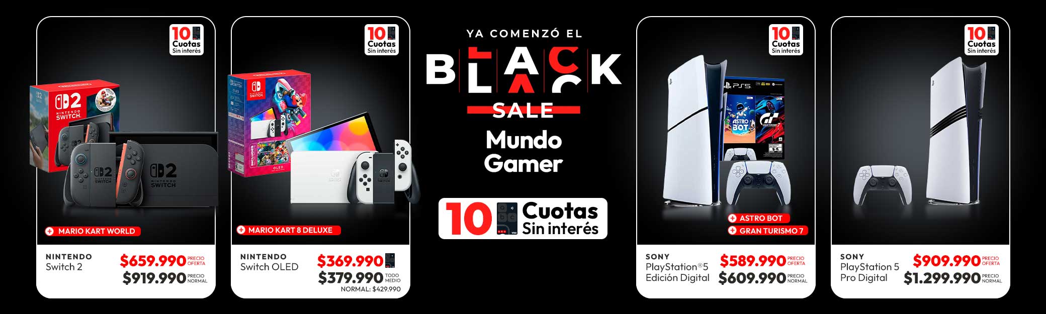 Mundo Gamer hasta 30% dcto