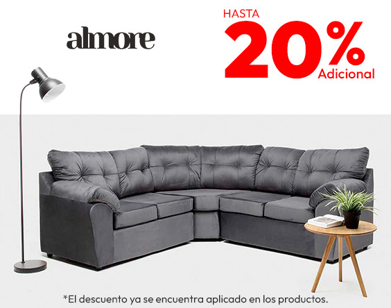 Almore hasta 20% dcto adicional