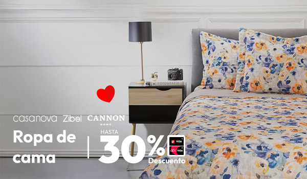 Ropa de Cama 30% descuento TLP