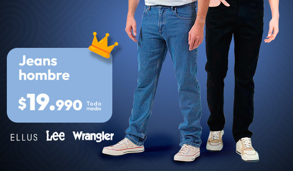 Jeans hombre $19.990