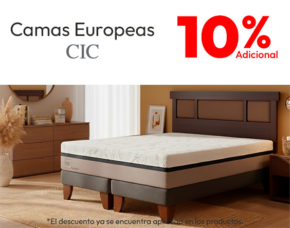cic camas europeas 10% adicional tmp