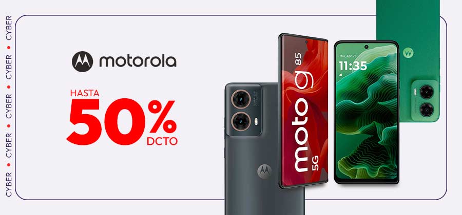 Motorola hasta 50% dcto