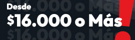 $16.000 o más