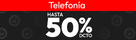 Telefonía hasta 50% dcto