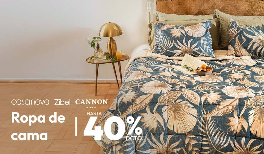 Ropa de Cama 40% descuento
