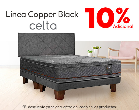 Celta -  Línea Copper Black 10% adicional
