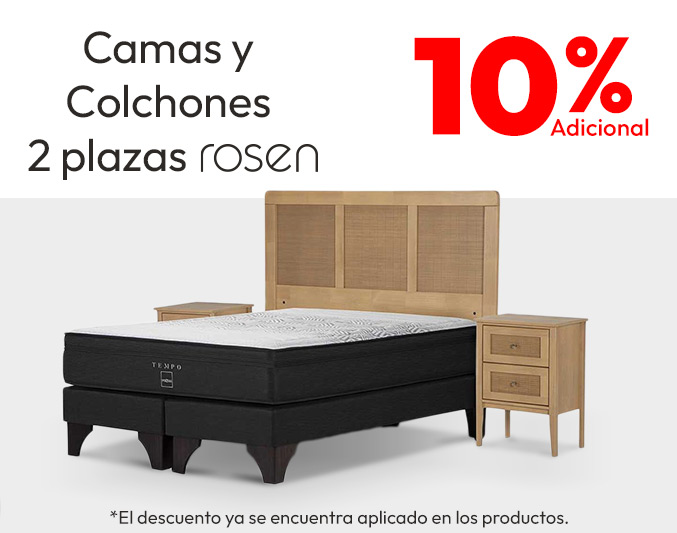 Rosen Camas y Colchones 2 plazas 10% dcto adicional