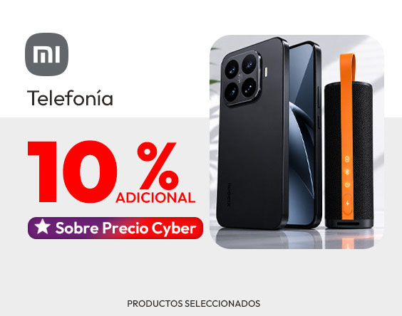 Xiaomi 10% dcto adicional sobre cyber