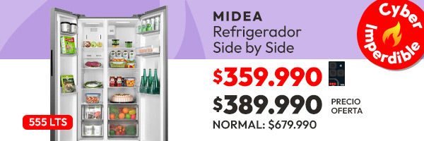 Refrigerador Side By Side Hisense RS3P558NECF 531 lts.
