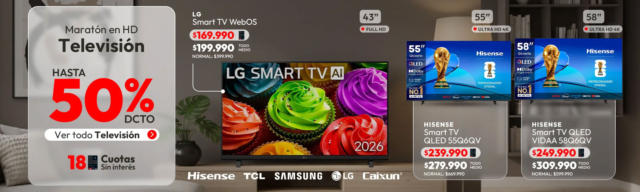 Televisores