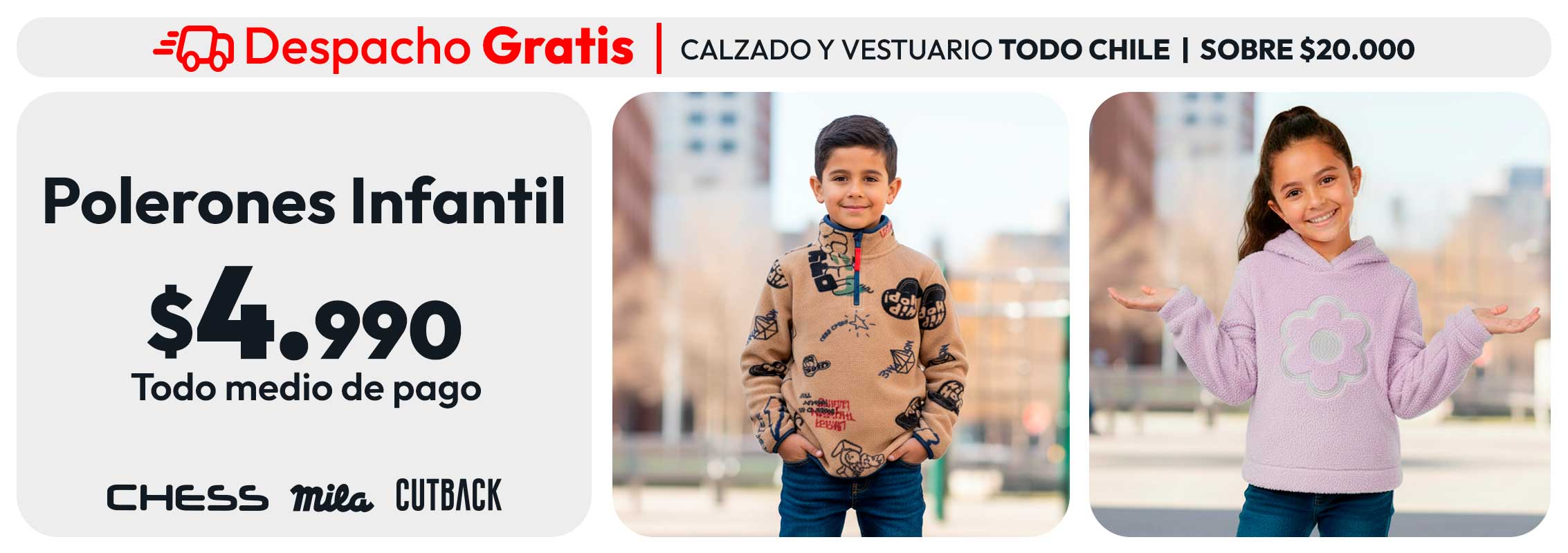 Polerones infantiles