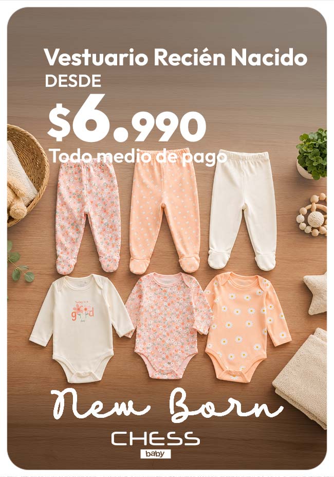 Vestuario recien nacido desde $6.990