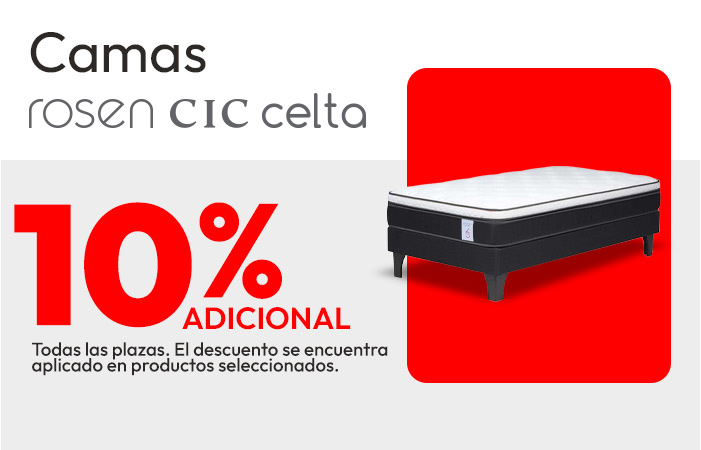 Camas 10% adicional