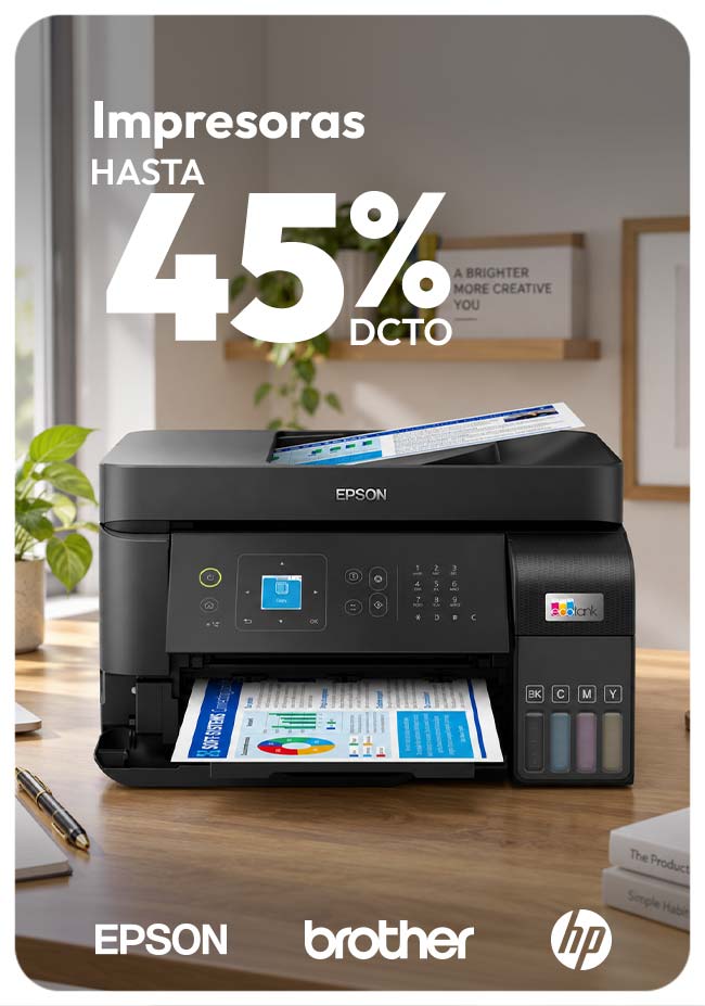 impresoras hasta 45% dcto